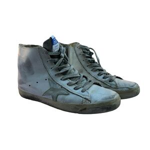 Golden Goose Francy High-Top Sneakers with Star Detail